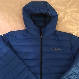 Columbia down jacket size Large